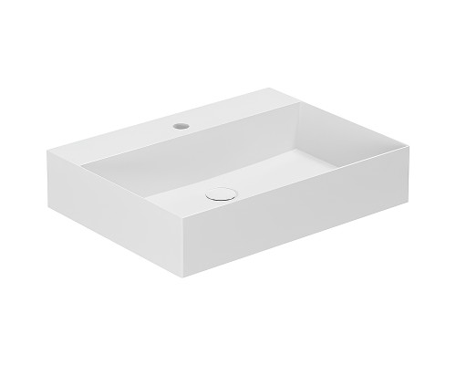 Раковина Azzurra Elegance Squared 60 ELLP060450QMBI/(EQA60M bi)*1 Белая