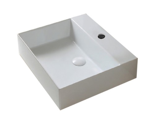 Раковина Azzurra Elegance Squared 60 ELLP060450QMBI/(EQA60M bi)*1 Белая