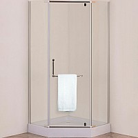 Душевой уголок Agger 90x90 A03-090TCR профиль Хром стекло прозрачное