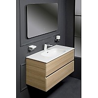 Тумба без раковины Armadi Art Vallessi 120x46cm LIGHT OAK мат. 2 полки