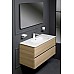Тумба без раковины Armadi Art Vallessi 120x46cm LIGHT OAK мат. 2 полки