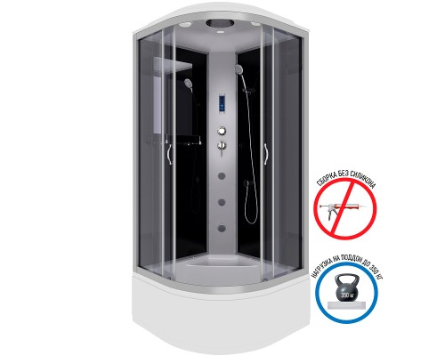 Душевая кабина Niagara Classic 100x100 NG-2509-14F с гидромассажем