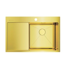 Кухонная мойка Omoikiri Akisame 78-LG-R 4973086 светлое золото