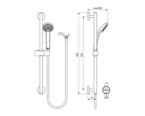 Комплект смесителей Ideal Standard Ceratherm T25 BC984AA Хром