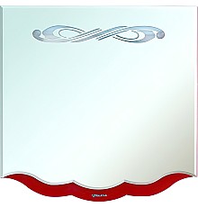 Зеркало Bellezza Версаль 90 4611115060030 с подсветкой Красное