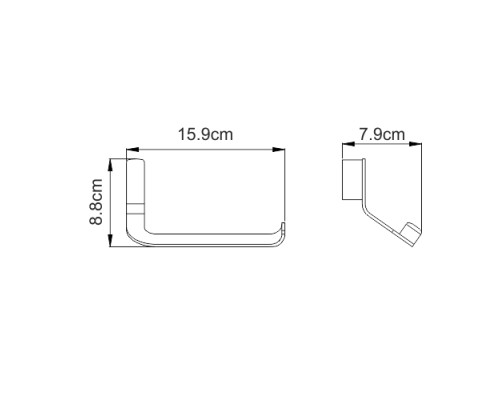 Держатель туалетной бумаги WasserKRAFT Sauer K-7996 Золото