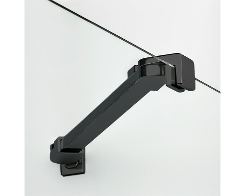 Душевое ограждение NEW TRENDY NEW SOLEO BLACK складные двери L 100x120x195 (черный)