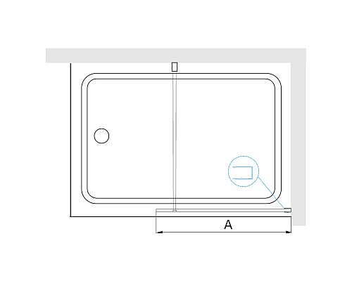 Шторка на ванну RGW Screens SC-050B 60x150 351105006-14 профиль Черный стекло прозрачное