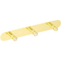 Планка с 3-мя крючками Veragio Gialetta L23.5, золото