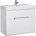Тумба под раковину Jorno Moduo Slim 60 Mod.01.60/P/W подвесная Белый глянец