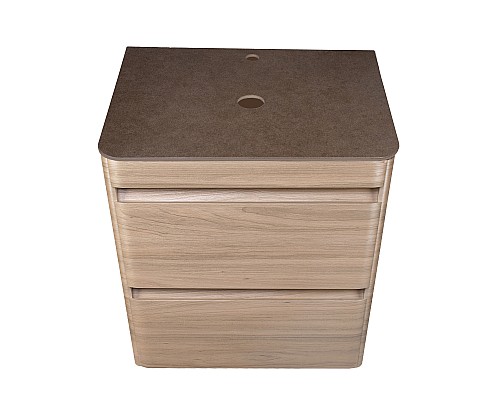 Столешница под тумбу Style Line Атлантика 60 СС-00002232 цвет бежевый тёмный