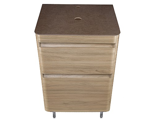 Столешница под тумбу Style Line Атлантика 60 СС-00002232 цвет бежевый тёмный