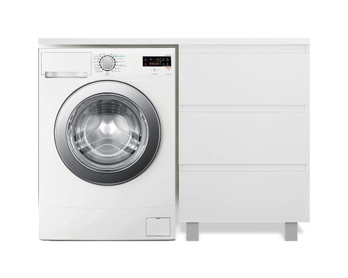 Тумба с раковиной Эстет Dallas Luxe 120 R ФР-00001923 Белая