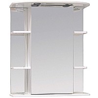 Зеркальный шкаф Onika Глория 65.02 L 206506 с подсветкой Белый