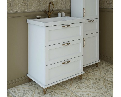 Тумба с раковиной Эстет Bali Classic 65 ФР-00002142 Белая