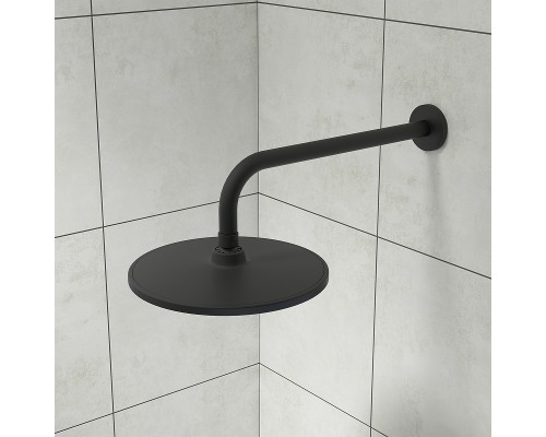 Верхний душ Iddis Optima Home Черный матовый