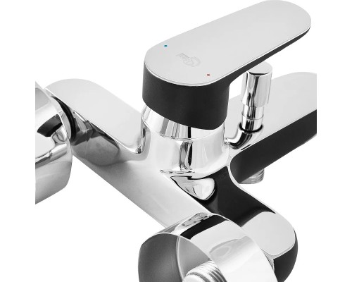 Смеситель для ванны Ideal Standard Tyria BC157HS Черный матовый Хром