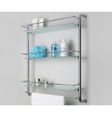 Полка стеклянная тройная WasserKRAFT K-2033