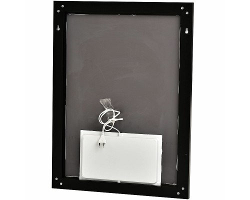 Зеркало Sintesi Kanto 60 SIN-SPEC-KANTO-black-60 с подсветкой Черное матовое с сенсорным выключателем