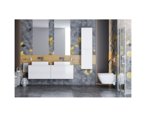 Шкаф-пенал Excellent Finli 40 см белый глянец