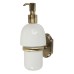 Дозатор жидкого мыла настенный Veragio Stanford бронза/керамика