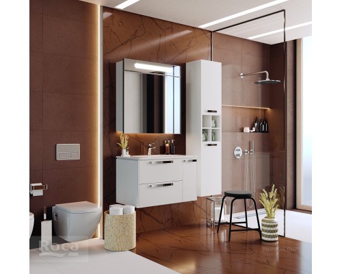 Тумба под раковину Roca Lago 80 857296806 белый глянец 