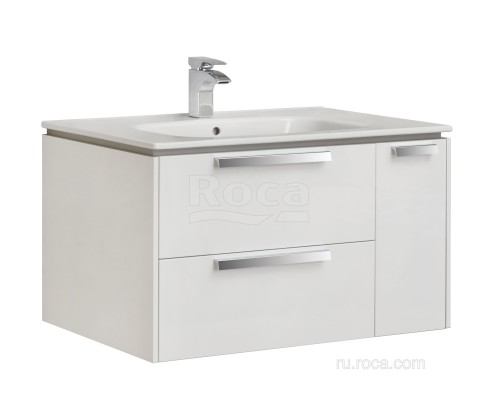 Тумба под раковину Roca Lago 80 857296806 белый глянец 