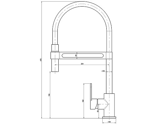 Смеситель Lemark Soul LM6006C для кухни