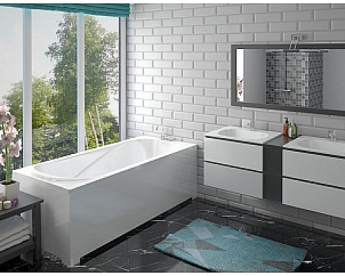 Экран торцевой для ванны Эстет Альфа 80