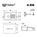 Кухонная мойка Ulgran Classic U-506-343 Антрацит