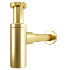 Сифон для раковины WasserKRAFT Aisch Золото матовое