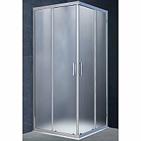 Душевой уголок Vincea Alpha 80x80 VSS-3AL800MT профиль Хром стекло текстурное