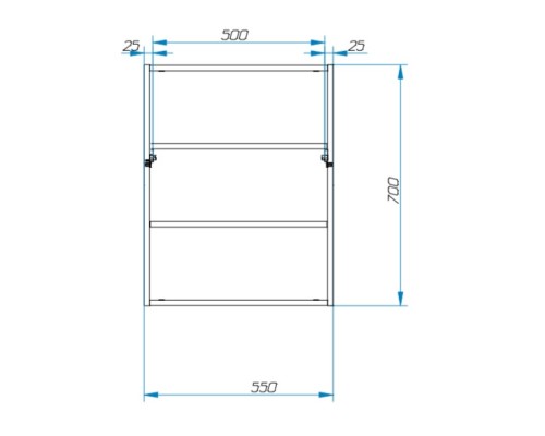Зеркальный шкаф Эстет Monaco 60 ФР-00002153 Белый
