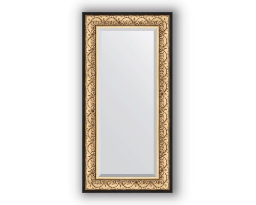 Зеркало Evoform Exclusive 120х60 Барокко золото