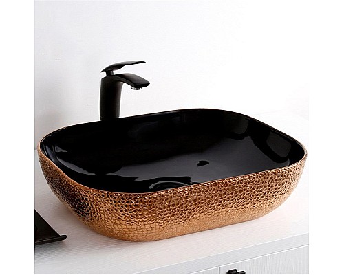 Раковина-чаша CeramaLux 50 D1302H024 Медь Черная