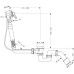 Слив-перелив Hansgrohe Exafill Хром