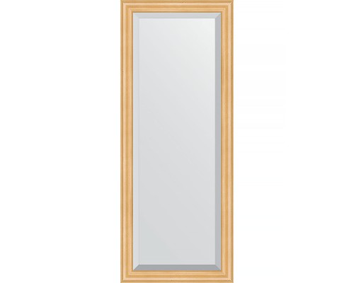 Зеркало Evoform Exclusive 141х56 BY 1163 с фацетом в багетной раме - Сосна 62 мм