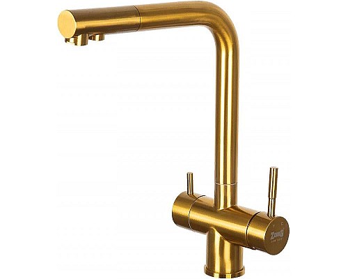 Смеситель для кухни ZorG Inox SZR-7039 BRONZE Бронза