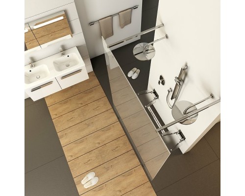 Душевая перегородка Ravak Walk-In Free 150 профиль Хром стекло Transparent