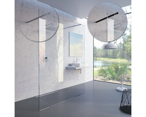 Душевая перегородка Ravak Walk-In Free 150 профиль Хром стекло Transparent