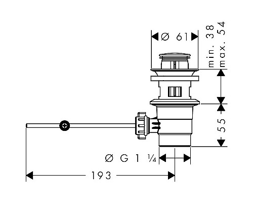 Смеситель для раковины Hansgrohe Vernis Shape 71561000 Хром