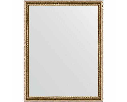 Зеркало Evoform Definite 92х72 BY 1037 в багетной раме - Бусы золотые 46 мм