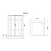 Душевая кабина Niagara Premium NG-6002-01GQ 100x100