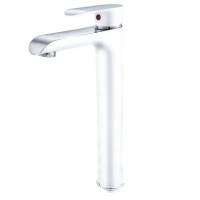 Смеситель для раковины Groсenberg GB3010 Белый хром