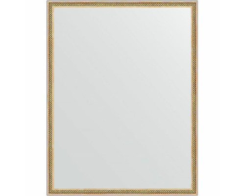 Зеркало Evoform Definite 88х68 BY 0675 в багетной раме - Витое золото 28 мм