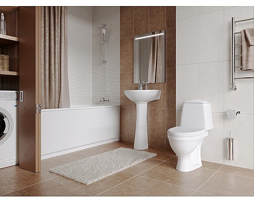 Унитаз компакт Santeri Соната 1.P201.2.S00.00B.F с бачком и сиденьем