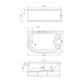 Акриловая ванна Royal Bath Norway Comfort 180х120 RB331100CM-R с гидромассажем