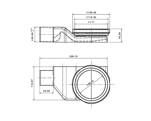 Душевой лоток Betto by Pestan Line 650 13702510