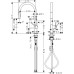 Смеситель для кухни Hansgrohe Talis M54 Хром