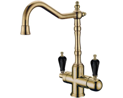 Смеситель для кухни Boheme Medici Ripresa 111-BSW Бронза